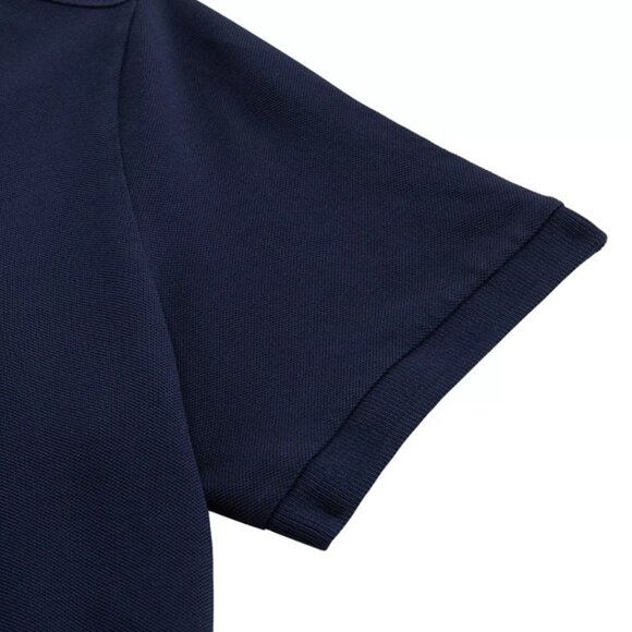 RENWICK Golf Pima Cotton Polo Shirt Size XS Short Sleeve Solid Pique Navy $90 - Picture 4 of 9